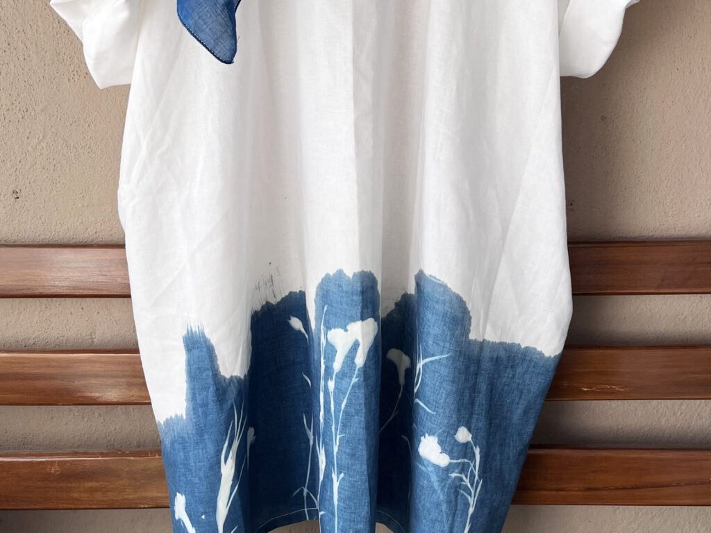 Cyanotype dress